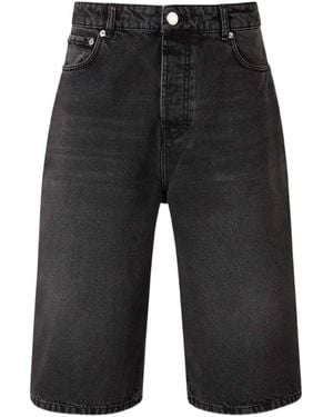 Ami Paris Bermudas de corte grande de - Negro