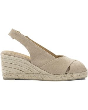 Castañer "Diana 70 mm" Espadrilles mit Absatz - Weiß