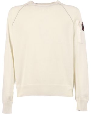 Parajumpers Barr Man Trui Met Ronde Hals - Naturel
