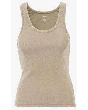 COLORFUL STANDARD Buntes Standard -Frauen Bio -Rippen -Tanktoper - Natur