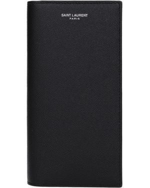 Saint Laurent Wallets With Skin - Black