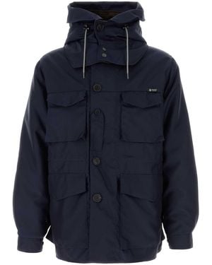Prada Navy Blue Wool Blend Jacket