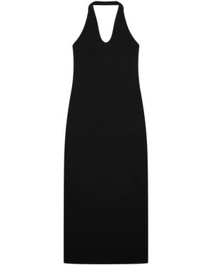 TOTEME Abito Midi Con Scollo "Halter" - Black