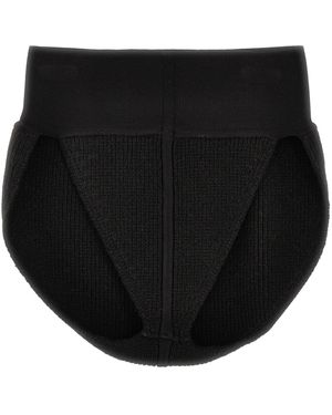 Rick Owens Höschen Aus Kaschmirmischung - Schwarz