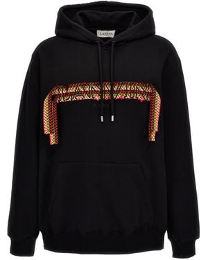 Lanvin Sudadera con capucha de 'Curblace' - Negro