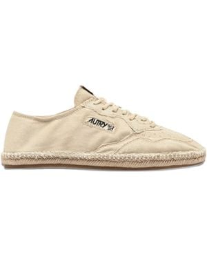 Autry Espadrillas Low Canvas Sneakers - White