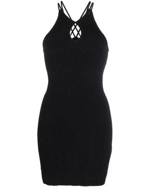 IRO Cotton Blend Short Dress - Black