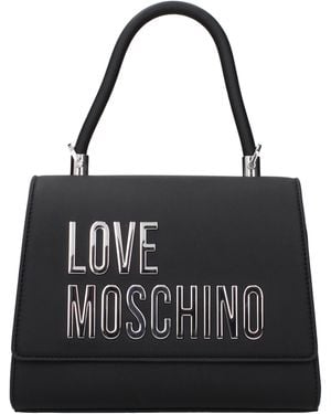 Love Moschino Handbags Polyurethane - Black