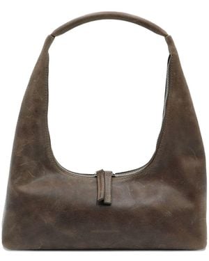 Marge Sherwood Leather Hobo Bag - Grey