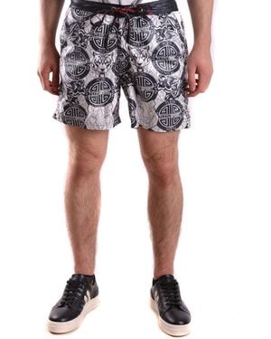 Philipp Plein Strandkleding Wit - Blauw