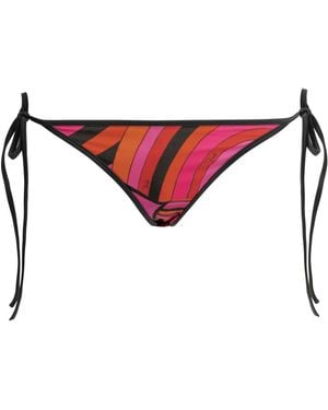 PUCCI Slip Bikini "Marmo" - Rosso
