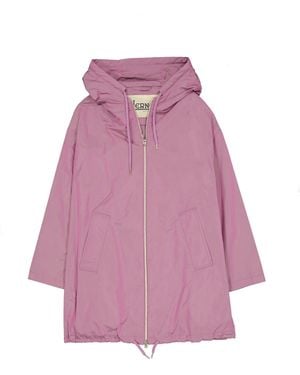 Herno Cappotto Parka Leggero - Viola