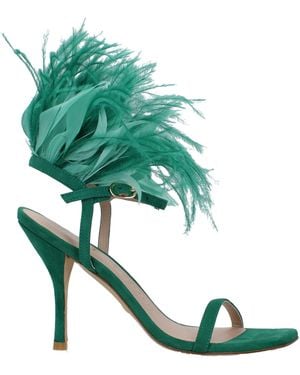Stuart Weitzman Sandali Donna Camoscio Verde/Smeraldo - Green