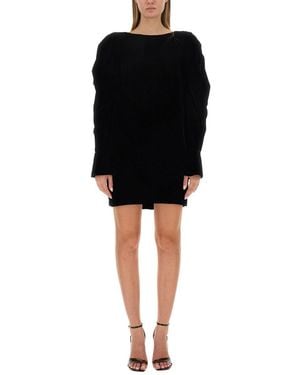 Nina Ricci Slim Fit Mini Dress - Black