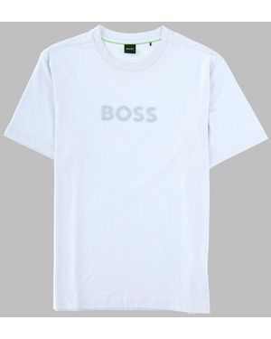 BOSS T Shirt "Terrace" Con Logo - White