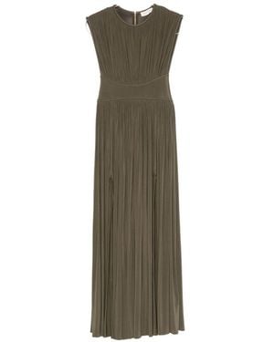 Zimmermann Luna Column Dress - Green