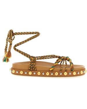Aquazzura 'Tropical' Sandals - Brown