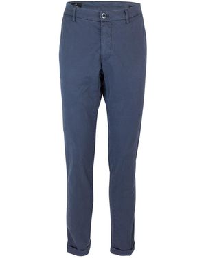 Mason's Chino in Cotone Elasticizzato Blu - Blau