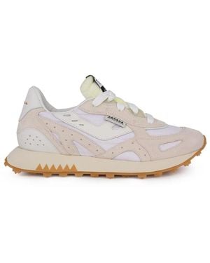 RUN OF Run Van Hash Sneakers - Wit