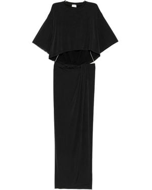 ANDAMANE Anja Cut Out Tshirt Maxi Dress - Orange