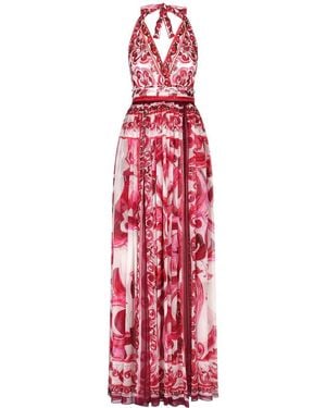 Dolce & Gabbana Maxi Kleedjes - Rood