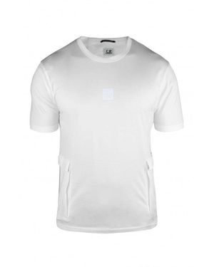 C.P. Company C.P. Firmen -T -Shirt - Weiß