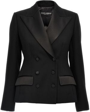 Dolce & Gabbana Dolce' Tuxedo Blazer - Schwarz