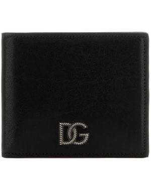 Dolce & Gabbana Dolce & Gabbana Storm Calfskin Wallet - Black