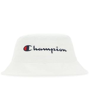 Champion Cotton Bucket Hat - White
