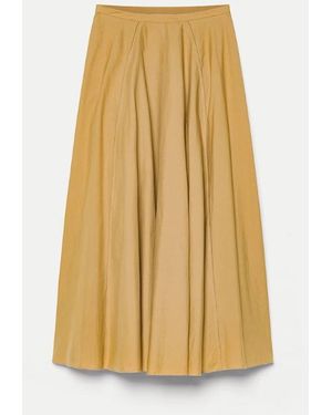 forte_forte Poplin Skirt - Natural