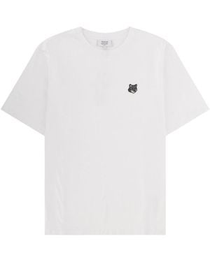 Maison Kitsuné T Shirt "Fox Head" - White
