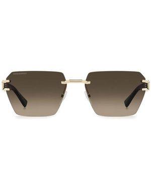 DSquared² Sonnenbrille D2 0173/S J5 G Gold/Braun Herren