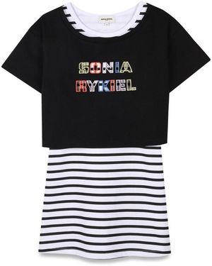Sonia Rykiel T Shirt With Dress Set - Black