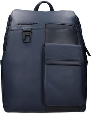 Piquadro Backpacks And Bags Leather - Blue