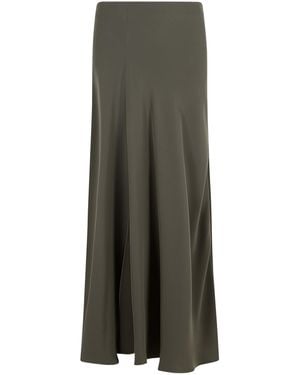 P.A.R.O.S.H. 'poker' Lange Rok In Grijs Polyester - Groen