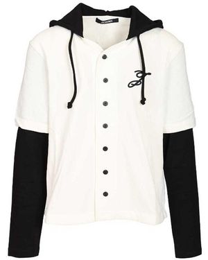 Jacquemus Letro-hoodie Met Knopen - Wit