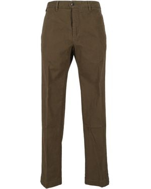 SLOWEAR INCOTEX Medium Rialto Straight-Leg Trousers - Grey