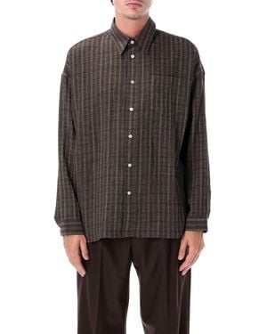 sunflower Plaid Button-Up Shirt - Grey