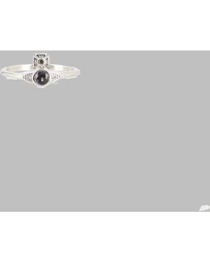 Vivienne Westwood Ring London Orb - White