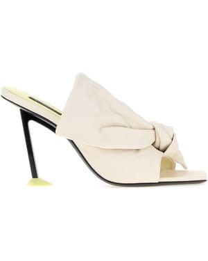 Givenchy Square Toe Heels - White