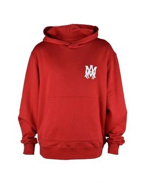 Amiri Hooded Sweatshirt With Distinctive Logo Desi - Rot