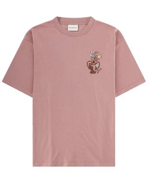 Drole de Monsieur T Shirt "Vase Havana" - Pink
