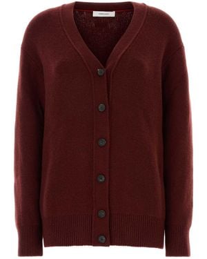 Ferragamo Cashmere Blend Cardigan - Purple