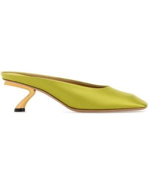 Ferragamo Slip On Court Shoes - Yellow