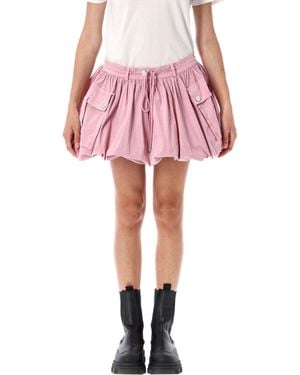 Ganni Mini Bubble Skirt - Pink