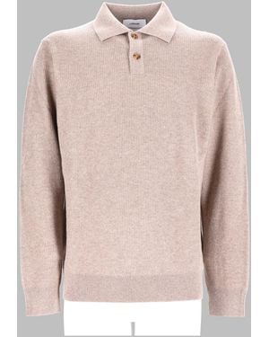 Lardini Knit Polo Shirt - Pink