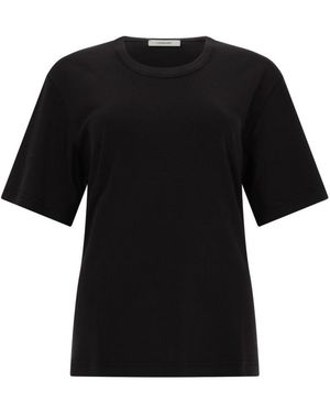 Lemaire Solid Crew Neck T-Shirt - Black