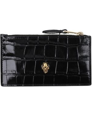 McQueen Alexander Mc Queen Leather Wallet - Black