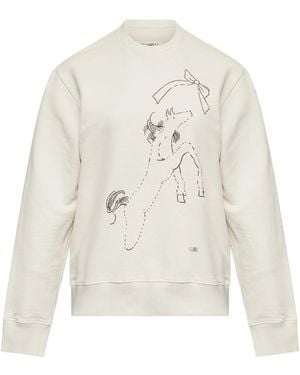 MM6 by Maison Margiela Sweatshirt - White