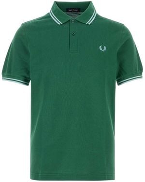 Fred Perry Piquet Polo Shirt - Green